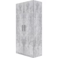 Шкаф ЦМК trend 1000x520x2200, распашной, 2-створчатый, бетонный камень