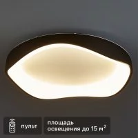 Светильник настенно-потолочный светодиодный Arte Lamp Ankaa 55 Вт 15 м² регулируемый белый цвет света цвет черный