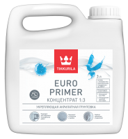 Грунтовка универсальная Tikkurila Euro Primer прозрачная 3 л