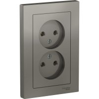 Двойная розетка Systeme Electric AtlasDesign
