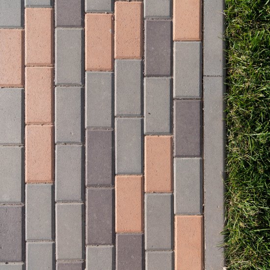 Плитка тротуарная BRAER прямоугольник 200x100 цвет серый толщина 60 мм