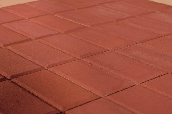 Плитка тротуарная BRAER прямоугольник 200x100 мм цвет красный толщина 40 мм