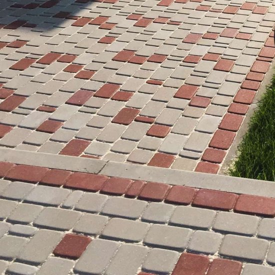 Бордюр тротуарный BRAER 1000x80x200 мм цвет серый