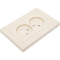 Двойная розетка Systeme Electric AtlasDesign