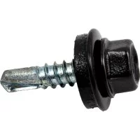 Кровельный саморез КРЕП-КОМП 4,8x19 RAL8019, серо-коричневый Kn KENNER (300шт)