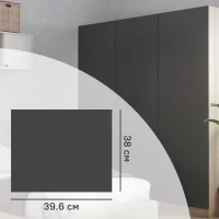 Дверь для шкафа Лион София грей 39.6x38x1.8 см ЛДСП цвет серый