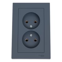 Двойная розетка Systeme Electric AtlasDesign