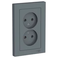 Двойная розетка Systeme Electric AtlasDesign