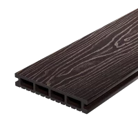 Террасная доска ДПК Decking Smart цвет Венге 4000x150x24 мм 0.6 м²
