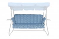 Мягкий элемент для качелей Лозанна 172x172x5 см поликоттон синий/бежевый