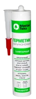 Герметик силиконовый MasterTeks санитарный уксусный прозрачный 260 мл