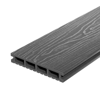 Террасная доска ДПК Decking Smart цвет Серый 4000x150x24 мм 0.6 м²
