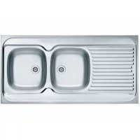 Левая кухонная мойка ALVEUS CLASSIC 100 NAT-60