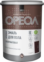 Эмаль акриловая для пола Ореол полуматовая цвет венге 0.9 кг