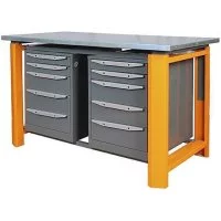 Двухтумбовый верстак Toollbox TBP1800 (TB5-TB5)