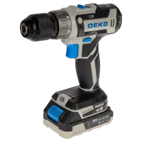 Дрель-шуруповерт аккумуляторная Deko ZKCD20V PRO 084-1005, 20 В Li-ion 2x2 Ач