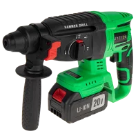 Перфоратор аккумуляторный бесщеточный SDS-plus Zitrek ZKCH20FU, 20 В Li-Ion 2x4 Ач, 2 Дж