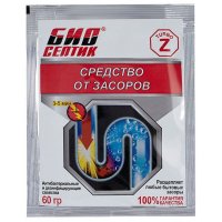 Средство от засоров Биосептик Z 60 г в гранулах