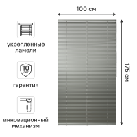 Жалюзи Inspire Epona 100x175 см алюминий цвет серый
