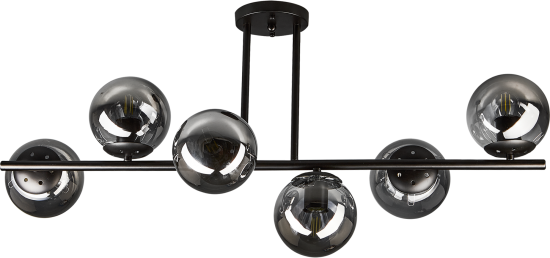 Люстра потолочная Аркон SF3392/6C-BK-SMK