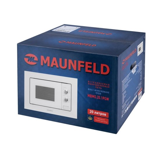 Микроволновая печь встраиваемая Maunfeld MBMO.20.1PGW белая