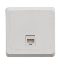 Розетка компьютерная скрытой установки Systeme Electric Этюд RJ45 UTP cat 5e цвет белый