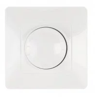 Диммер встраиваемый Systeme Electric Blanca поворотно-нажимной универсальный 400 Вт цвет белый