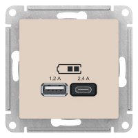 Usb розетка Systeme Electric AtlasDesign