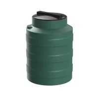 Емкость Polimer Group V-100 100 л пластиковая с крышкой зеленая