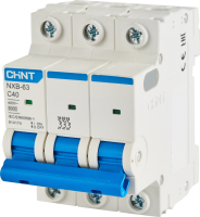 Автоматический выключатель CHINT NXB-63 3P C40 А 6 кА