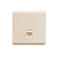 Розетка компьютерная скрытой установки Systeme Electric Этюд RJ45 UTP cat 5e цвет кремовый