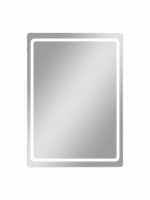 Шкаф зеркальный Easy Led подвесной с подсветкой 50x70 см цвет белый