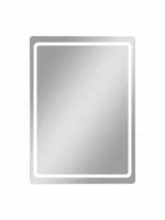 Шкаф зеркальный Easy Led подвесной с подсветкой 50x70 см цвет белый