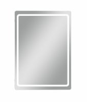 Шкаф зеркальный Easy Led подвесной с подсветкой 50x70 см цвет белый