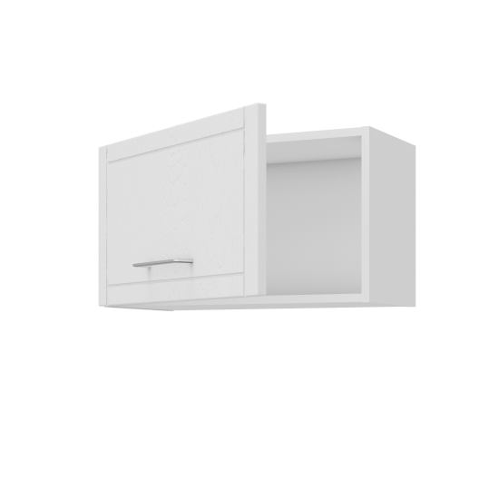 Кухонный шкаф навесной над вытяжкой Агидель Delinia 60x33.8x29 см МДФ цвет белый