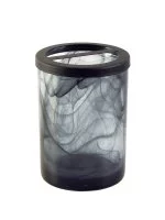Стакан-подставка для зубных щёток Zenfort Shade стекло цвет черный