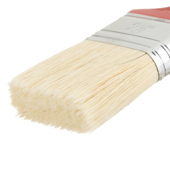 Кисть плоская смешанная щетина пластиковая ручка Beorol 64х22 мм для эмалей и лаков на алкидной основе