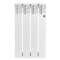 Радиатор секционный Royal Thermo Vittoria 2.0 RTV250004 500/80 4 секции боковое подключение биметалл белый
