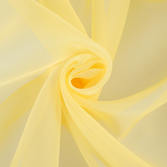 Тюль на ленте Inspire Polyone 300x280 см цвет желтый Banana 6