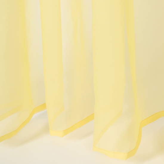 Тюль на ленте Inspire Polyone 300x280 см цвет желтый Banana 6