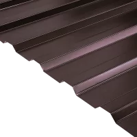 Профнастил С21 0.45 мм 1050x2000 мм RAL 8017 коричневый