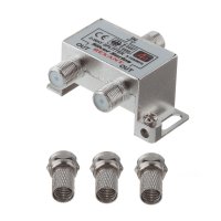 ТВ делитель Rexant 2 F-выхода +3 F-разъема (05-6101)
