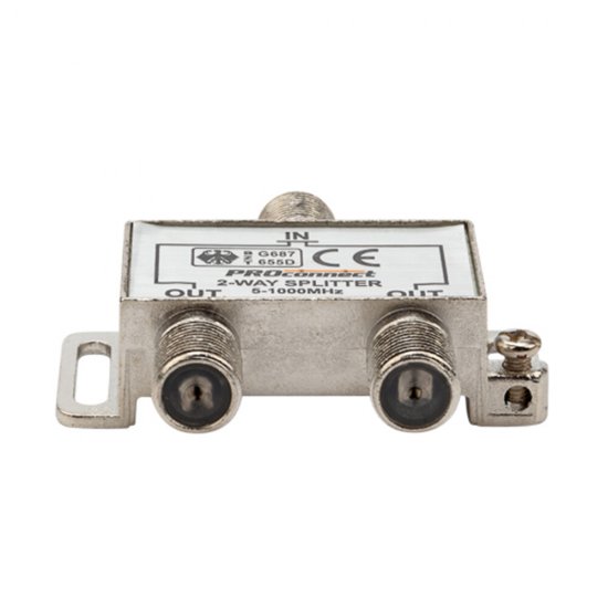 ТВ делитель Proconnect 2 F-выхода