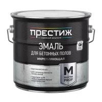 Эмаль Престиж Master Prof для бетонных полов серая полуматовая 4 кг