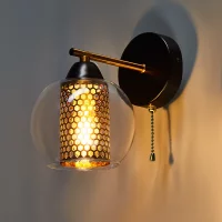 Настенный светильник Arte Lamp Manchester под лампу цвет черный
