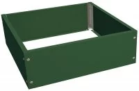 Каскад клумб 101x15x19 см сталь зеленый 3 шт