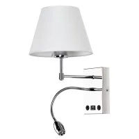 Бра Arte Lamp Elba Е27 60 Вт 220 В хром 3000К IP20 (A2581AP-2CC)