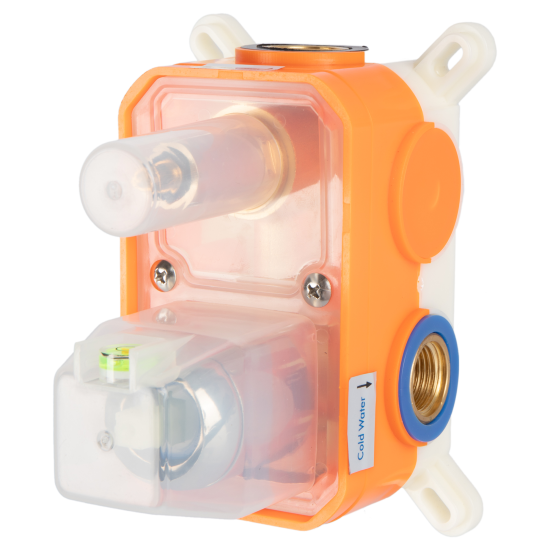 Душевая система Vidage Корбу скрытого монтажа круг цвет хром