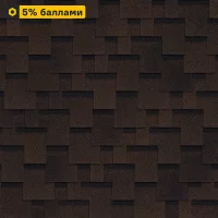 Гибкая черепица Технониколь Оптима Аккорд коричневый 3 м²