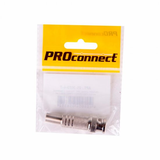 Разъем телевизионный Proconnect штекер ТВ BNC под винт с пружиной (05-3073-4-7)